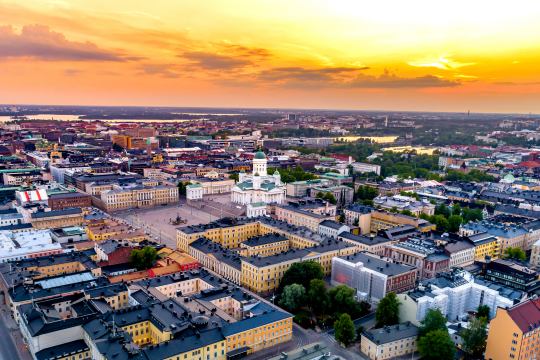 Ilmakuva Helsingistä